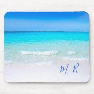 Blue Ocean Aqua Zee Sky Vacation Vibe Muismat