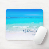 Blue Ocean Aqua Zee Sky Vacation Vibe Muismat (Met muis)