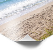 Blue Ocean Beach Waves Photographie (Coin)