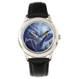Blue Ocean Dragon & Parel Horloge