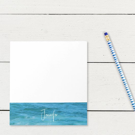 Blue Ocean gepersonaliseerd Notitieblok