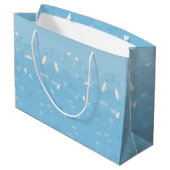 Blue Ocean Large Gift Bag Cadeauzakje (Achterkant Gekanteld)
