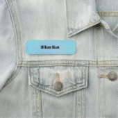 Blue Ocean Name Tag (In situ)