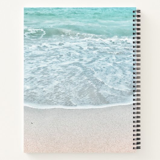 Blue Ocean Photo Beach Location de vacances Livre (Dos)