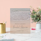 Blue Ocean & Sandy Beach Fête des mariées (Mariage)