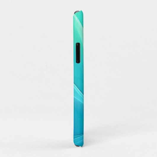 Blue Ocean Serenity Abstracte golven ontwerp Case-Mate iPhone Case (Achterkant/rechts)
