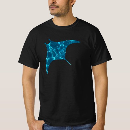 Blue Ocean Stingray T-shirt (Voorkant)