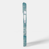 Blue Ocean Summer Beach Waves Gepersonaliseerde na Case-Mate iPhone Case (Achterkant / Links)