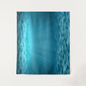 Blue Ocean Underwater Scene Wandkleed (Voorkant)