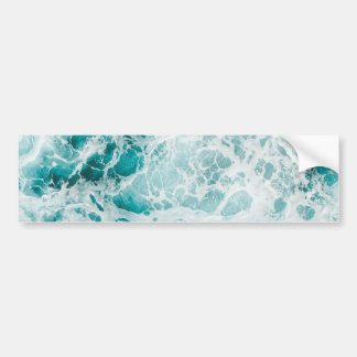 Blue Ocean Wave Bumpersticker