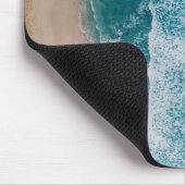Blue Ocean Waves Sandy Beach Muismat (Hoek)