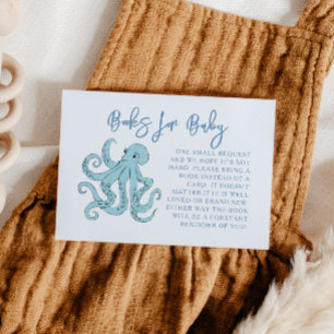 Blue Octopus Boek Aanvraag Informatiekaartje