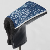 Blue Octopus  Map Chic Golfheadcover (3/4 voorkant)