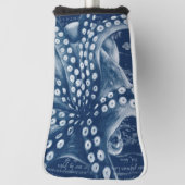 Blue Octopus  Map Chic Golfheadcover (Draai 90)
