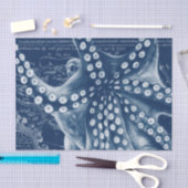 Blue Octopus  Map Chic Tissuepapier (Craft)