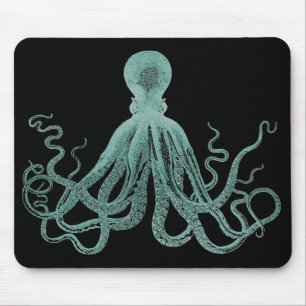 Blue Octopus Mousepad Muismat