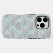 Blue Oerwoud Tiger Pattern Hoesje-Mate iPhone Case (Achterkant (horizontaal))