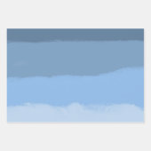 Blue Ombre Inpakpapier Vel (Voorkant)