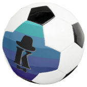 Blue Ombre Nom Monogramme Initial Pour Hommes (3/4)