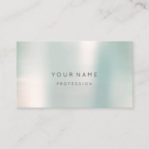 Blue Ombre Parly Abstract Minimal Smoky Metallic Visitekaartje