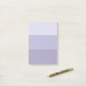 Blue Ombre Striped Post-it® Notes (Op bureau)