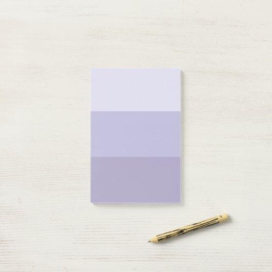 Blue Ombre Striped Post-it® Notes (Op bureau)