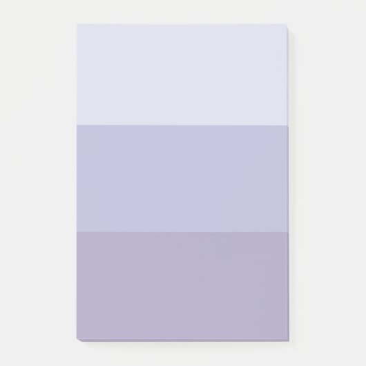 Blue Ombre Striped Post-it® Notes (Voorkant)