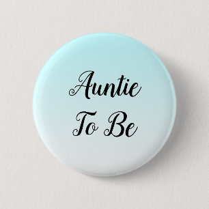 Blue Ombre Tunt om Baby shower Gift Button te zijn