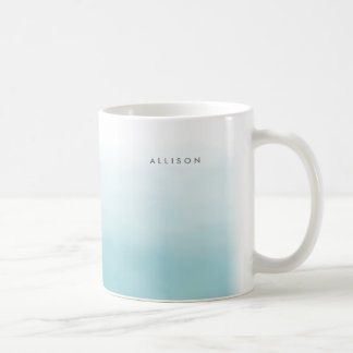Blue Ombre-Waterverf Koffiemok