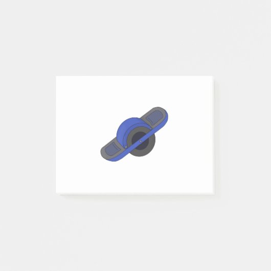 Blue One Wheel Post-it® Notes (Voorkant)