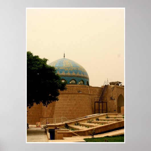 Blue Onion Dome, FOB Union III, Irak Poster (Voorkant)