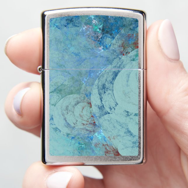 Blue Opal Abstract hoesje voor RAZR (In Hand)