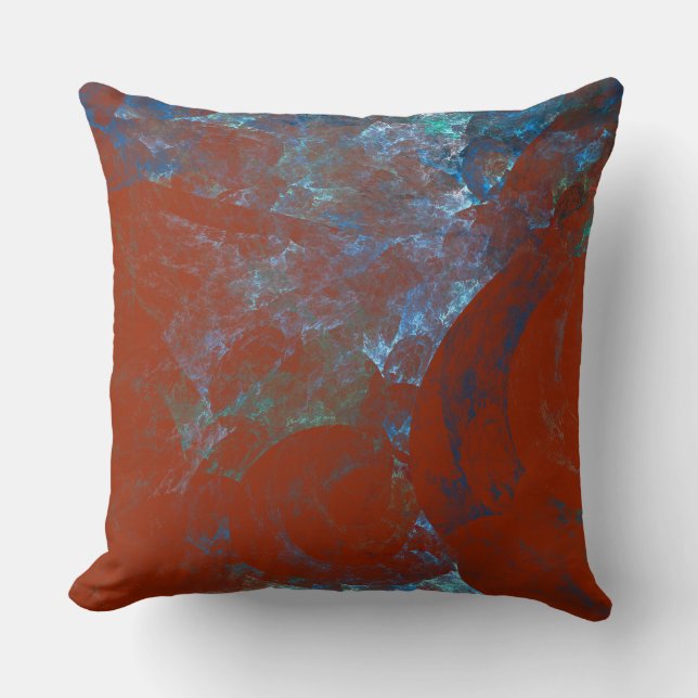 Blue Opal Abstract hoesje voor RAZR Kussen (Voorkant)