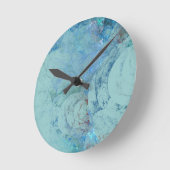 Blue Opal Abstract hoesje voor RAZR Ronde Klok (Hoek)