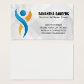 Blue Orange Health Logo | Fitness Visitekaartje (Voorkant /achterkant)