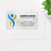 Blue Orange Health Logo | Fitness Visitekaartje (Bureau)
