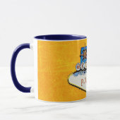 Blue Orange P Vegas Platteville Wisconsin Mug (Gauche)