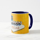 Blue Orange P Vegas Platteville Wisconsin Mug (Devant droit)