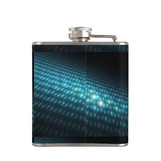 Blue Orbs 3D Heupfles (Achterkant)