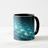 Blue Orbs 3D Mok (Voorkant rechts)