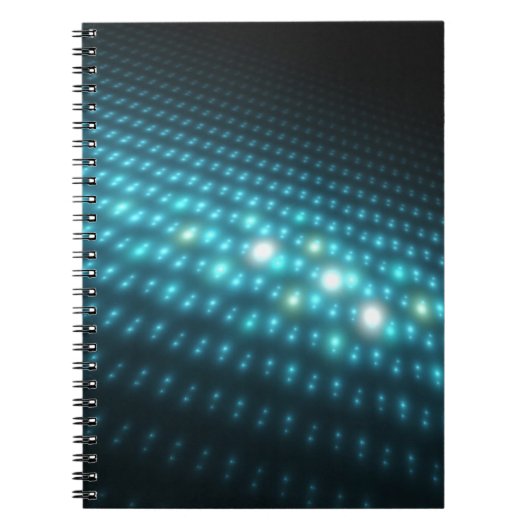 Blue Orbs 3D Notitieboek (Voorkant)