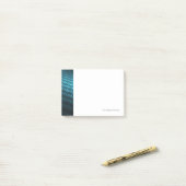 Blue Orbs 3D Post-it® Notes (Op bureau)