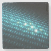 Blue Orbs 3D Stenen Onderzetter (Voorkant)