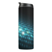 Blue Orbs 3D Thermosbeker (Geroteerd rechts)