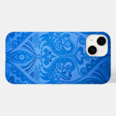 Blue Oriental Peacock Birds Case-Mate iPhone Case (Achterkant (horizontaal))