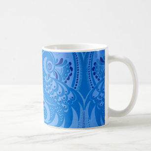 Blue Oriental Peacock Birds Koffiemok