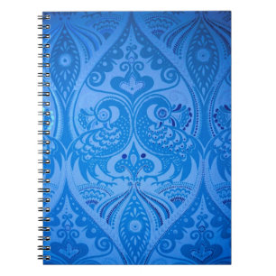 Blue Oriental Peacock Birds Notitieboek