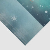 Blue Ornament Highland Koe Decoupage papier (Detail)