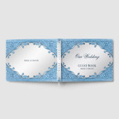 Blue Ornamental Lijst Gastenboek (Volledig)