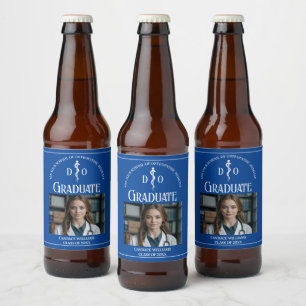 Blue Osteopathic Medical School Afstudeerfeest Bier Etiket